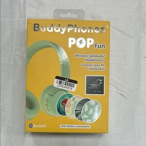 POP Fun Wireless Over-Ear Headphones - Green